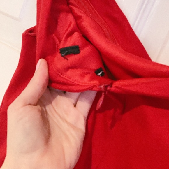 Lulu’s season of fun Off shoulder fit & flare dress. Retro. Xs - Picture 4 of 4